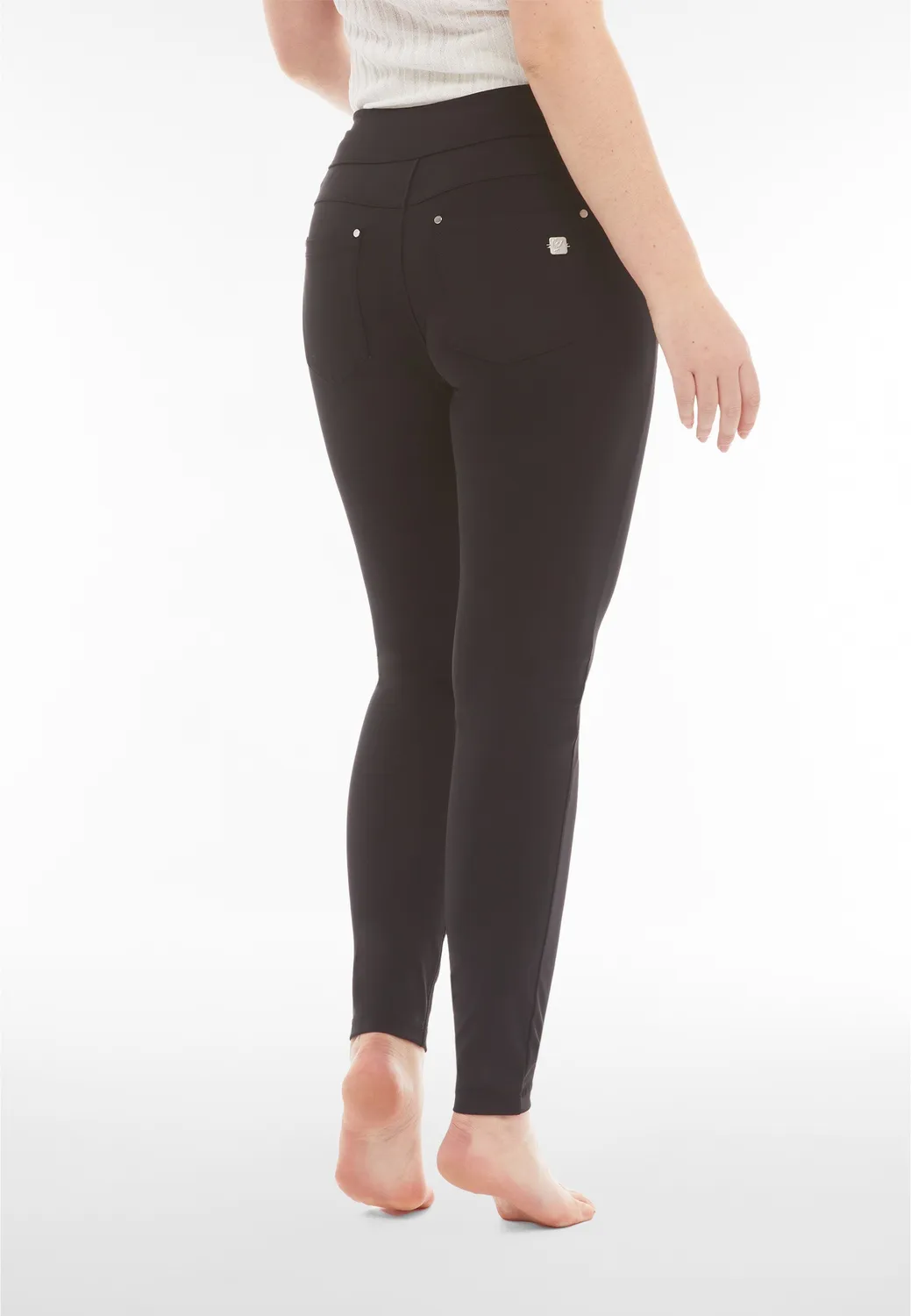 Freddy N.O.W. Slim Hose Schwarz Mittlere Taille