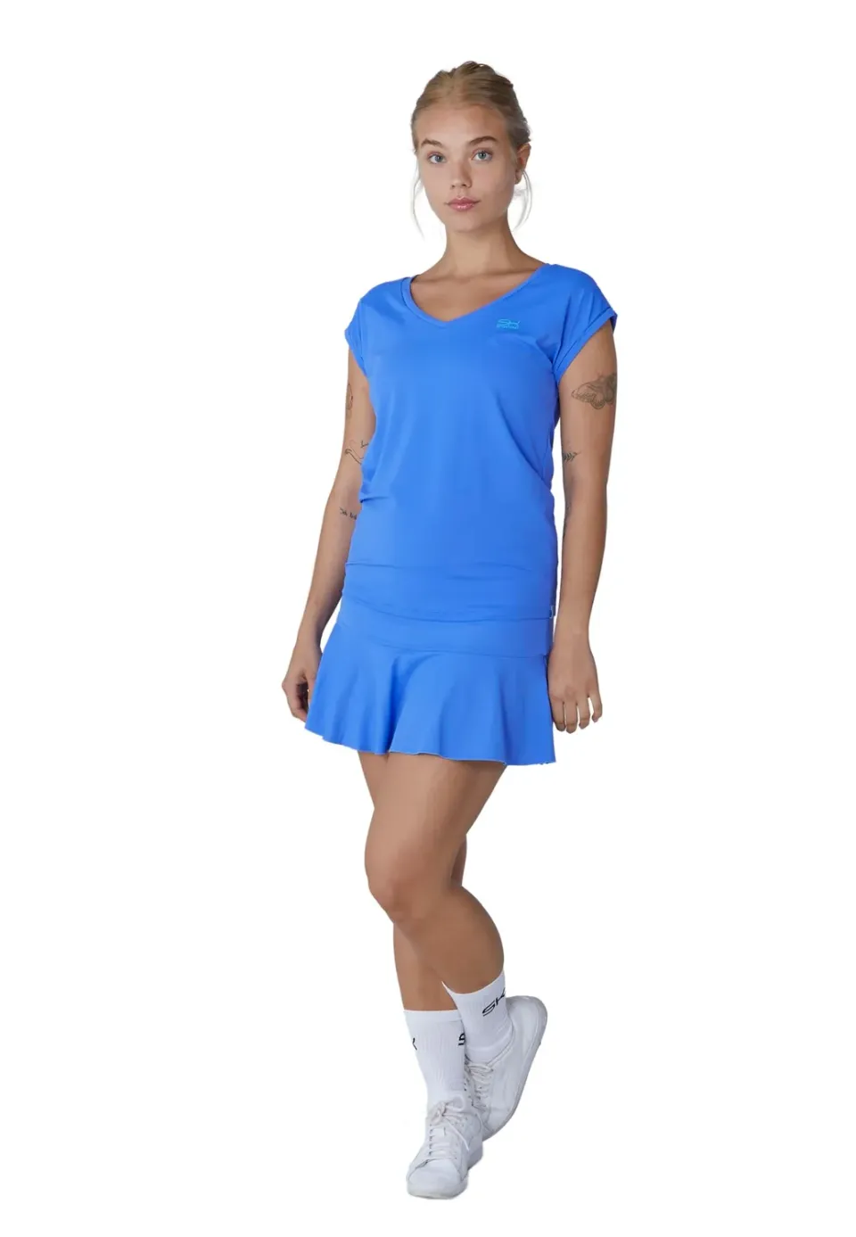 SPORTKIND Loose Fit Sport T-Shirt Schwarz UV-Schutz