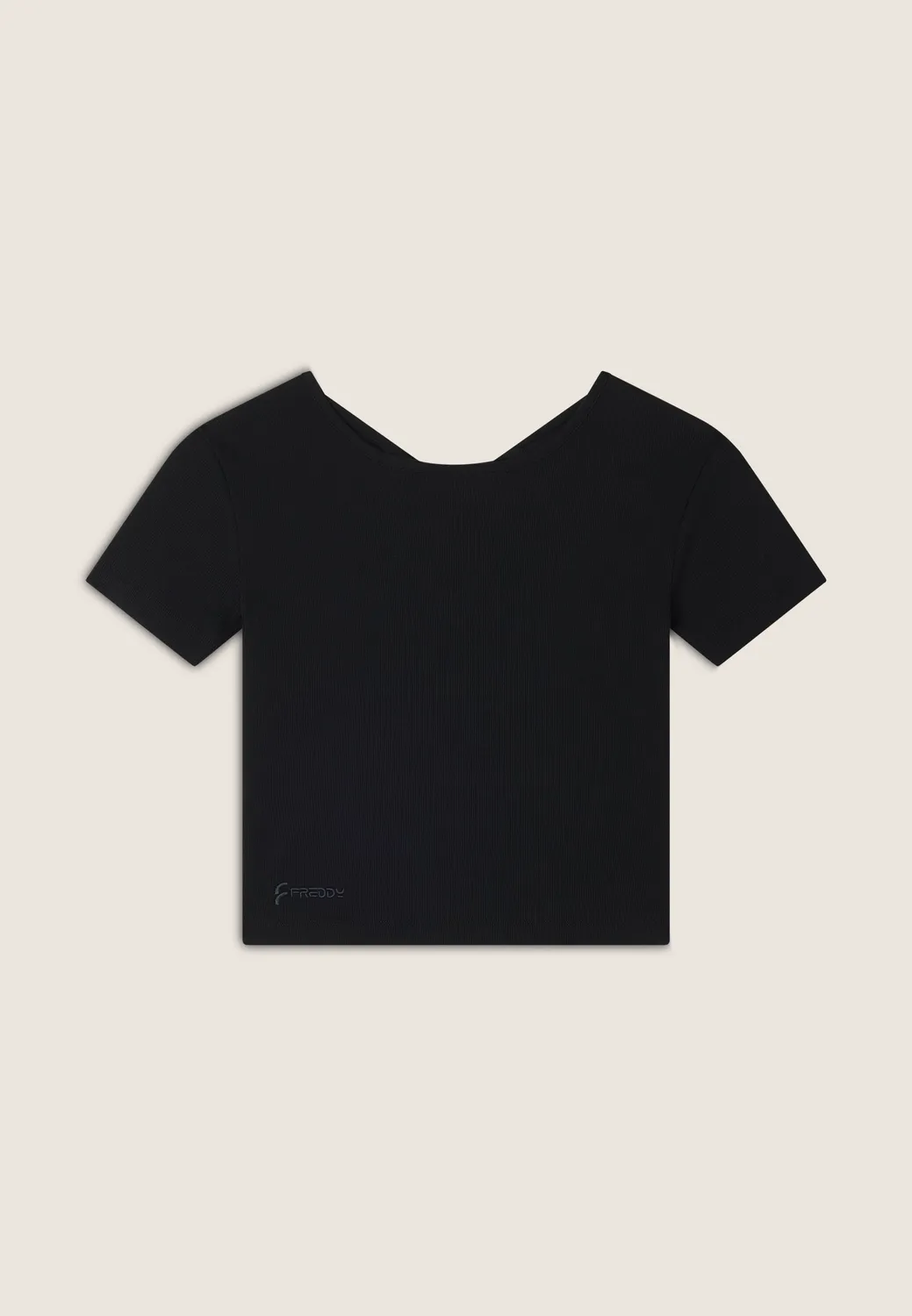 Freddy Slim Fit T-Shirt Rippe Rückenfrei Shell Pink