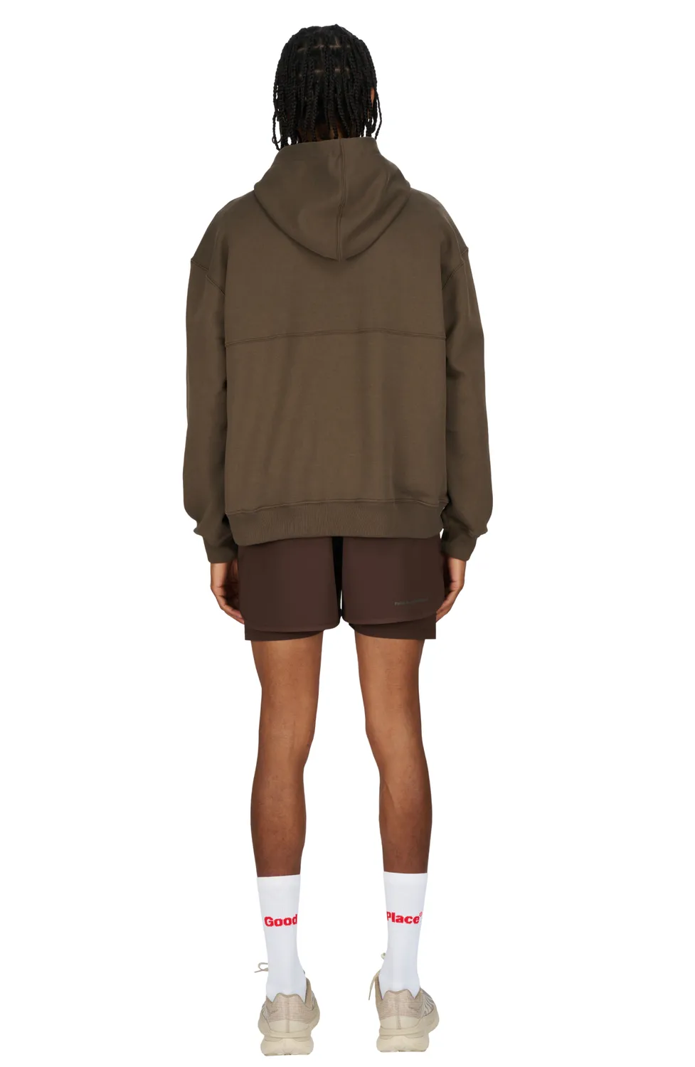 UNNA Slow Motion Hoodie Unisex Wren Brown Bio-Baumwolle