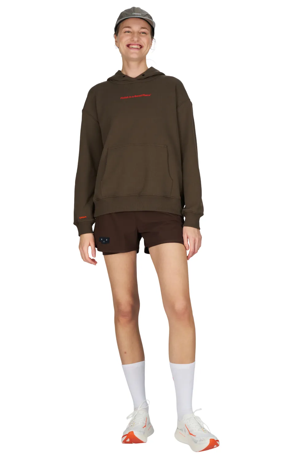 UNNA Slow Motion Hoodie W Hoodie Wren Brown weich