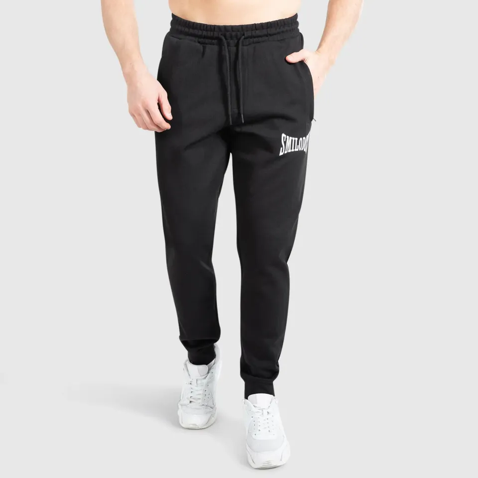 Smilodox Sorea Classic Pro Jogginghose Herren Schwarz Slim