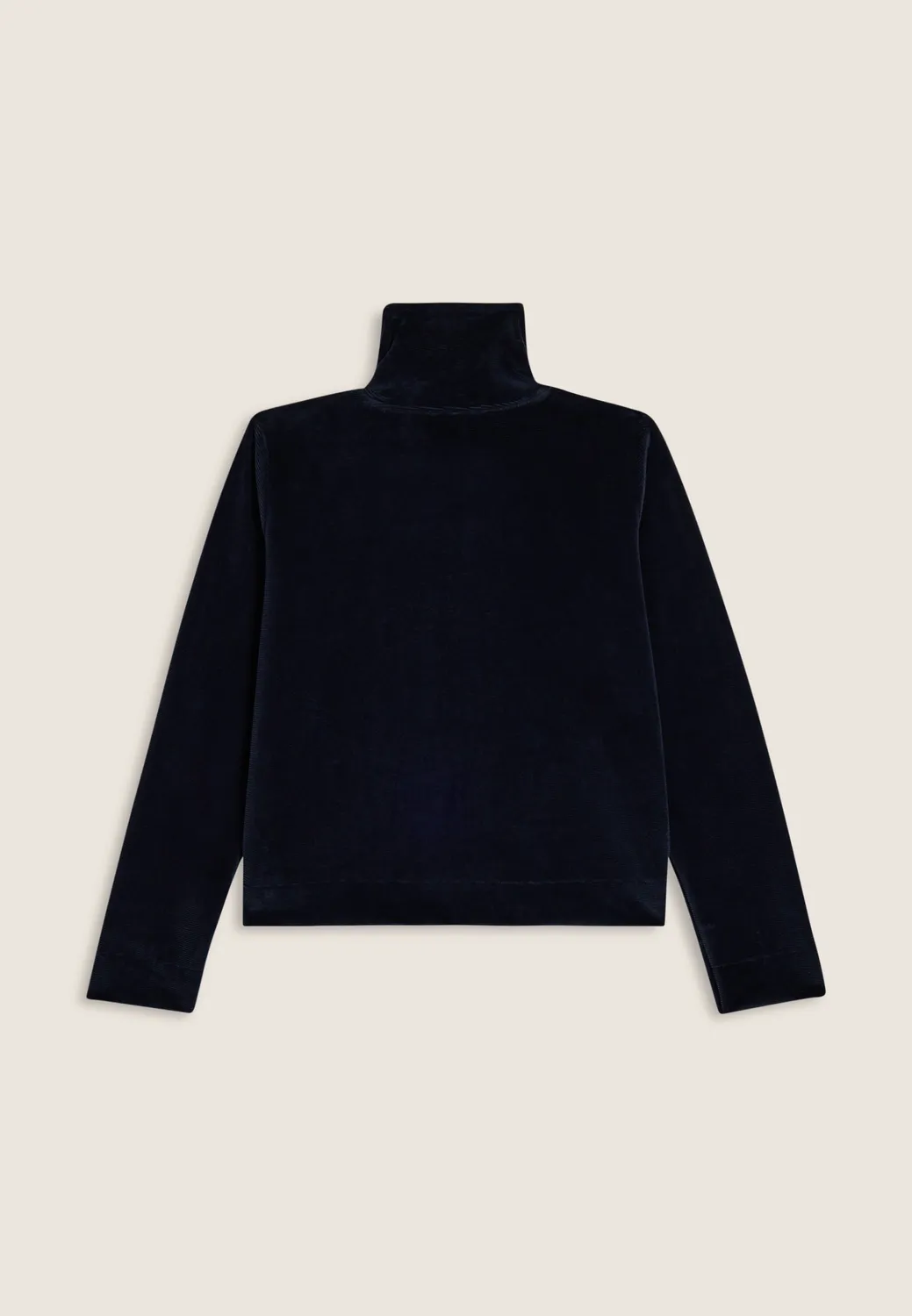Freddy Cropped Sweatjacke Chenille Zip Dark Sapphire