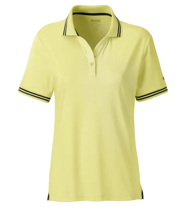 LPO Amanda 3 Funktionspolo gelb Recycling-Polyester