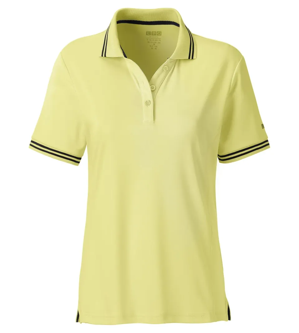 LPO Amanda 3 Funktionspolo gelb Recycling-Polyester