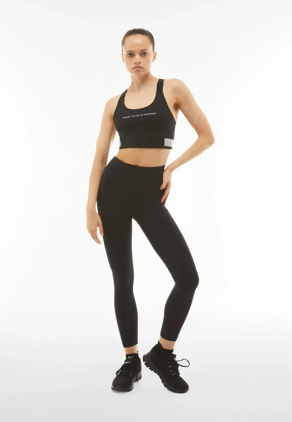Freddy SuperFit 7/8 Leggings Damen schwarz High Waist