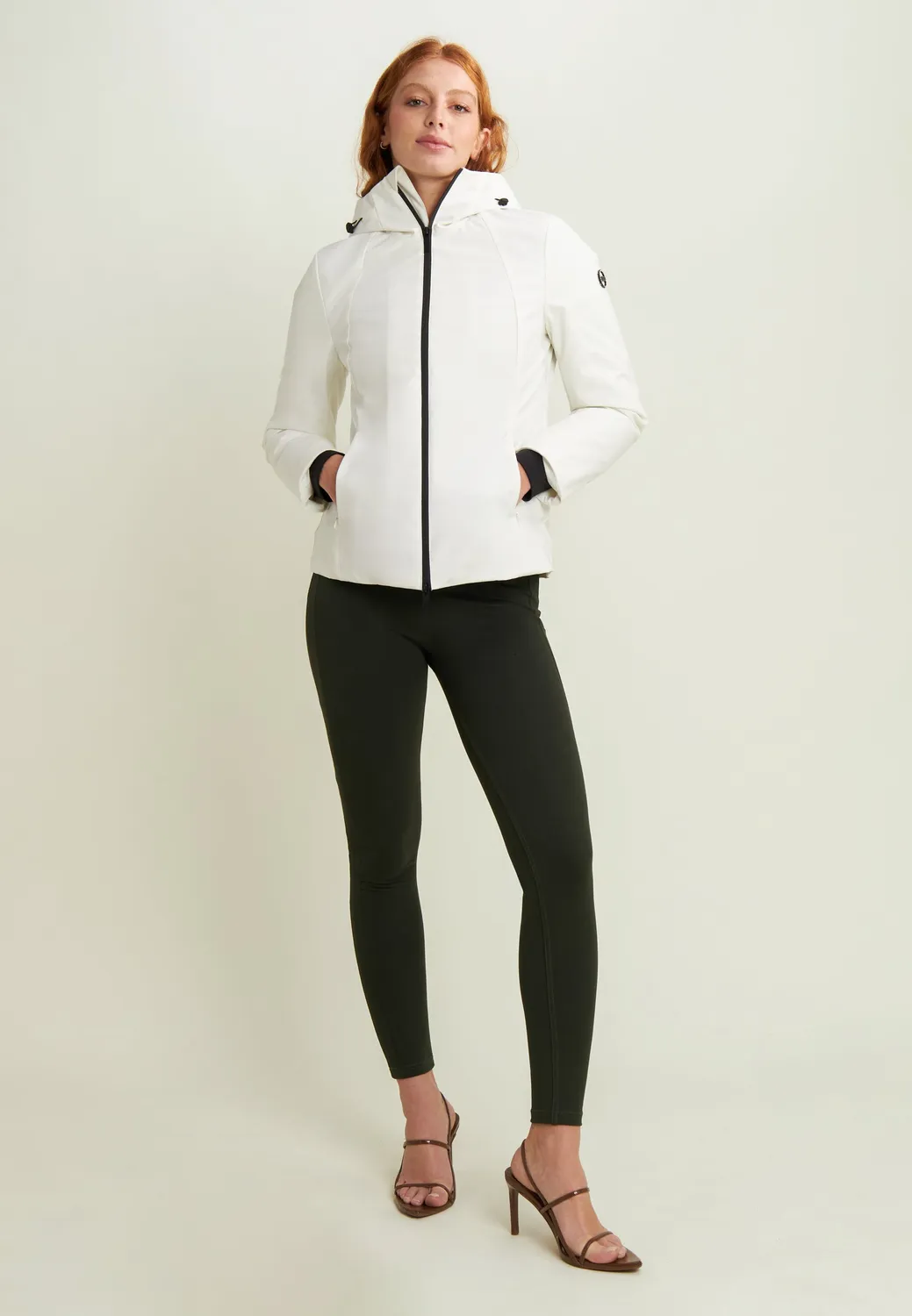 Freddy Winter Windjacke Kapuze Schwarz Wasserdicht