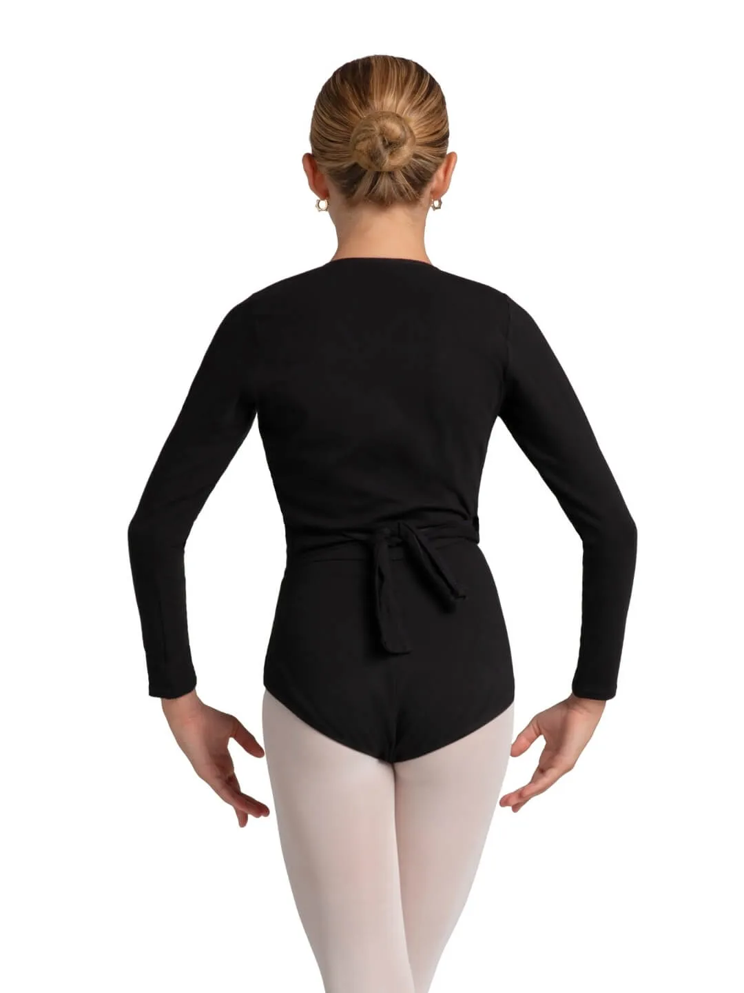 Capezio Cross-over CAD850C Wickeltop Pink Baumwolle Mädchen