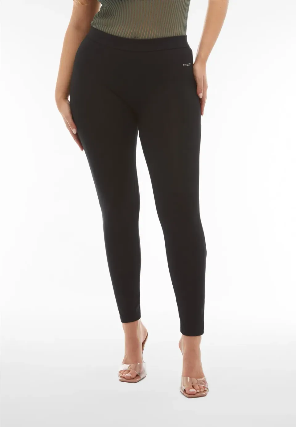Freddy WR.UP Core Push-Up Leggings Schwarz Bio 7/8