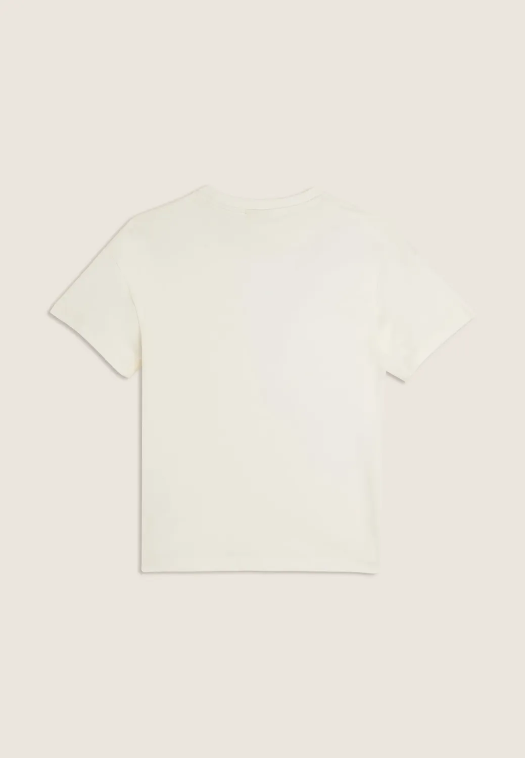 Freddy Junior T-Shirt Milk White Leo-Print Baumwolle