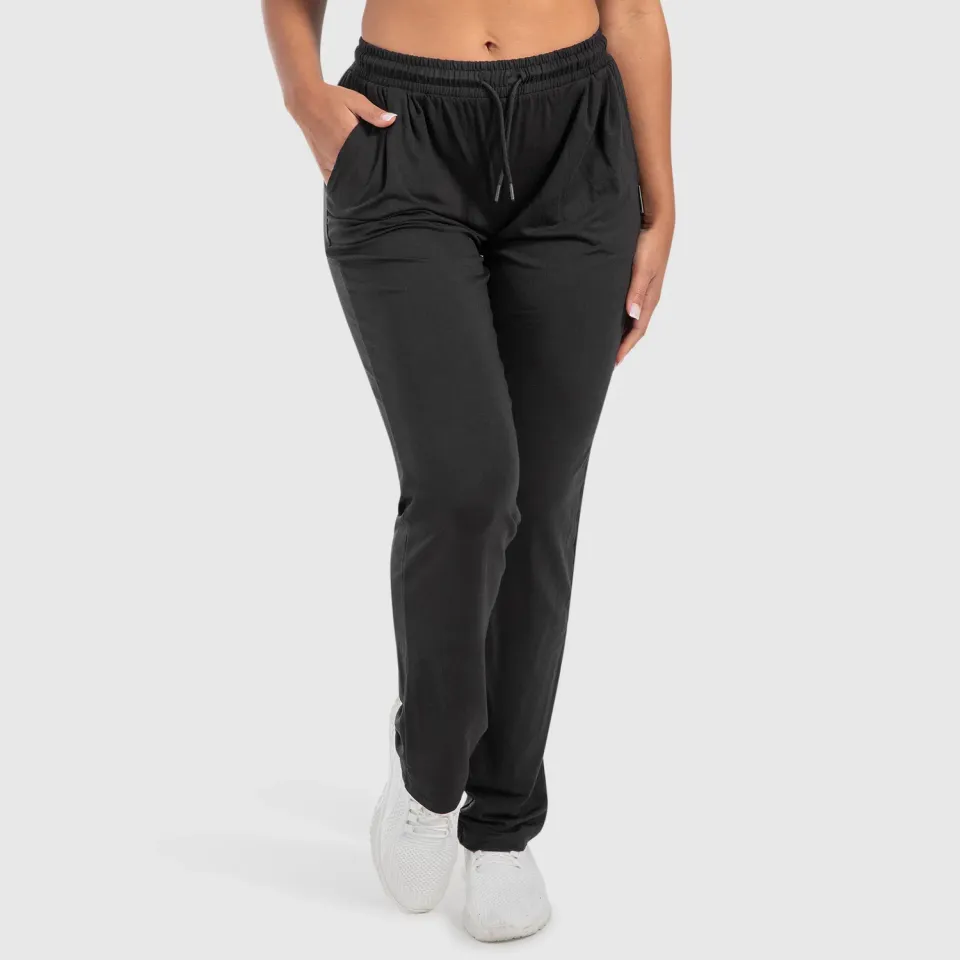 Smilodox Brielle Modal Jogginghose Schwarz Regular Fit