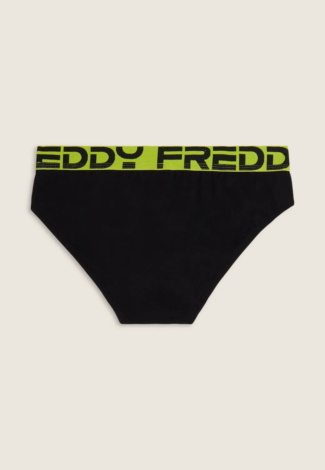 Freddy Herren Slip Jacquard-Bund schwarz Baumwolle