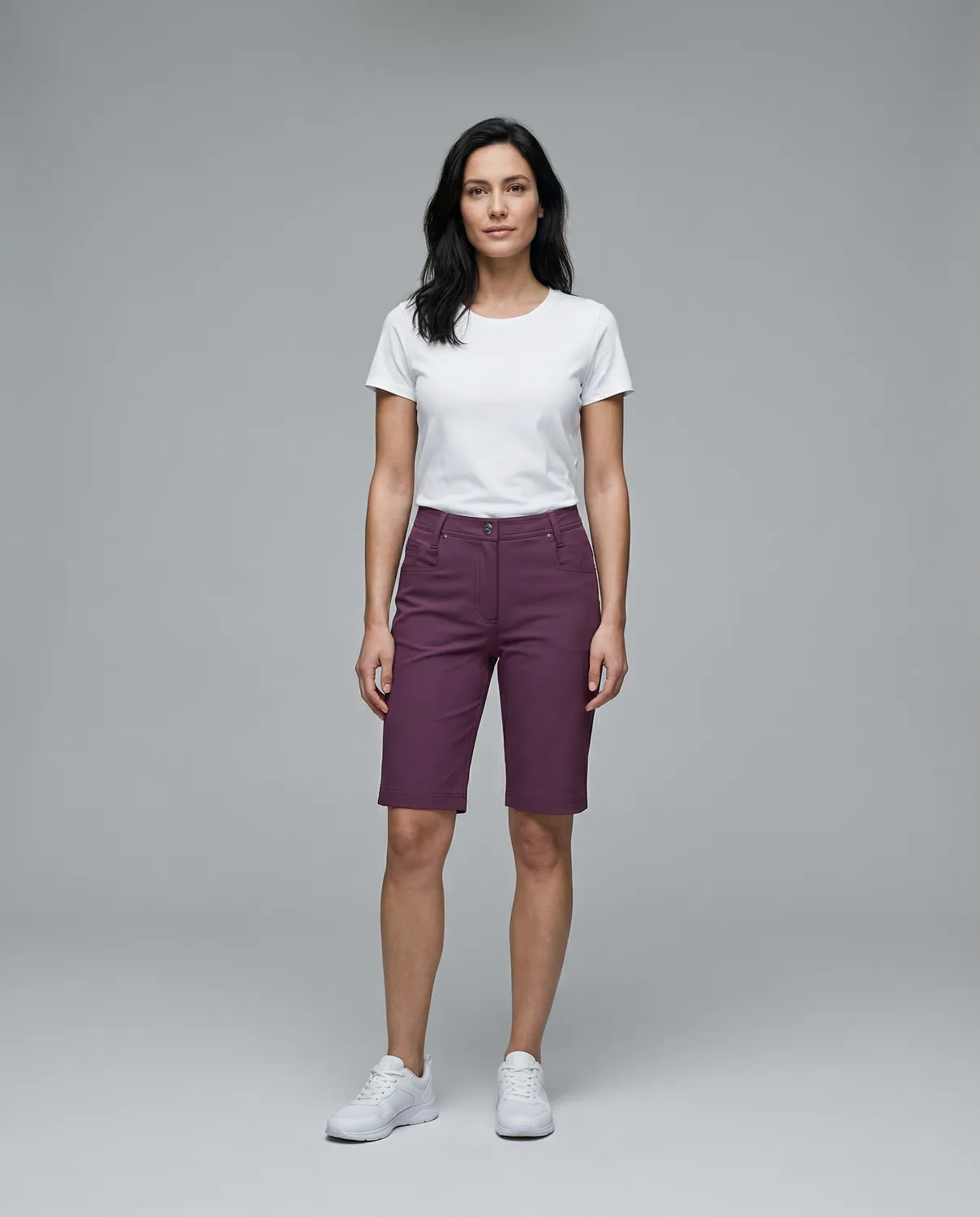 LPO Claudia Bermuda bordeaux schnelltrocknend