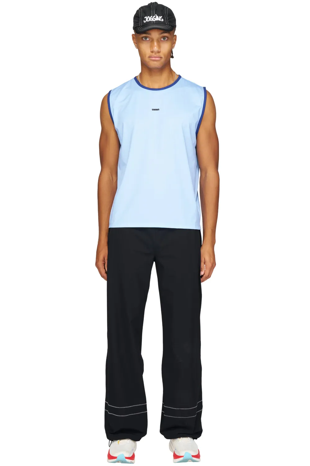 UNNA Light Tank Tanktop Herren Serenity Blue elastisch