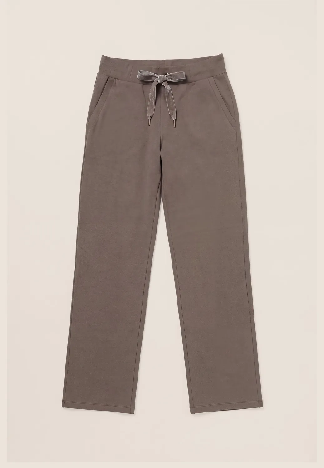 Freddy Wide Leg Sporthose Damen Falcon Brown Modal