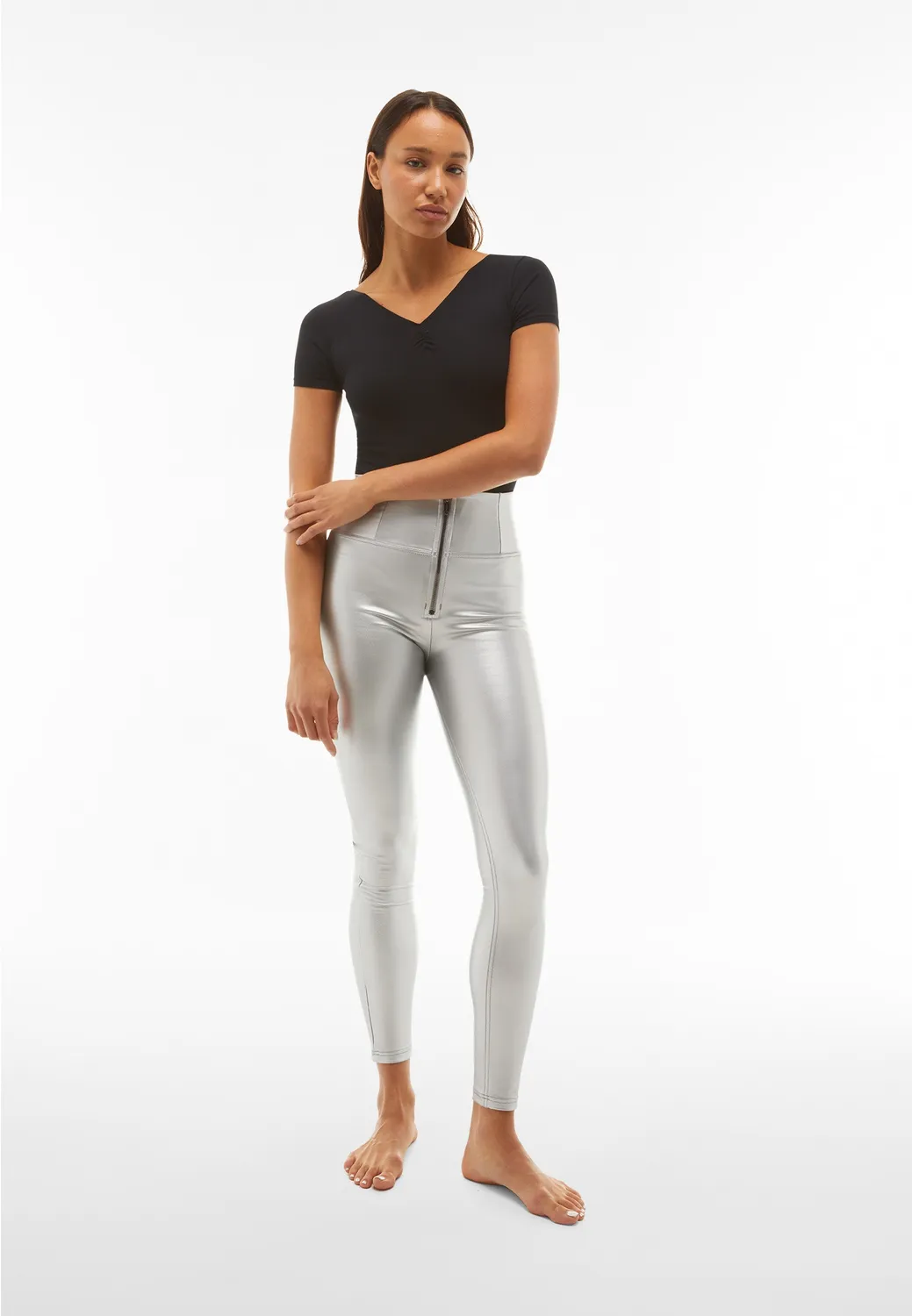 Freddy WR.UP Push-up Hose Bronze Mirror High-Waist