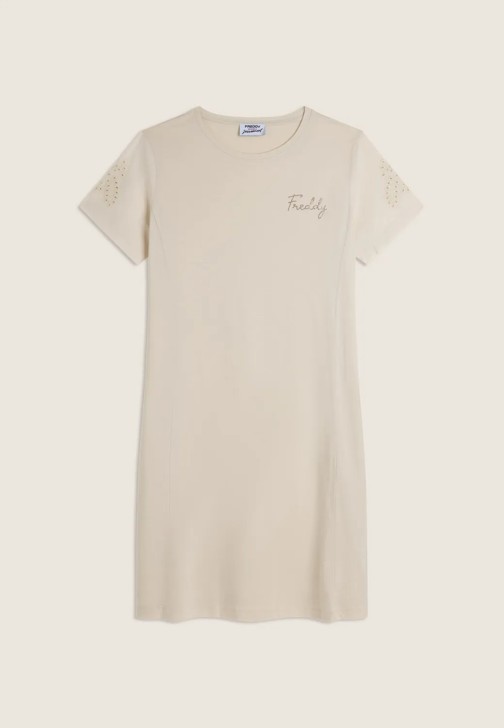 Freddy Kleid Damen Dunkelblau Baumwolle