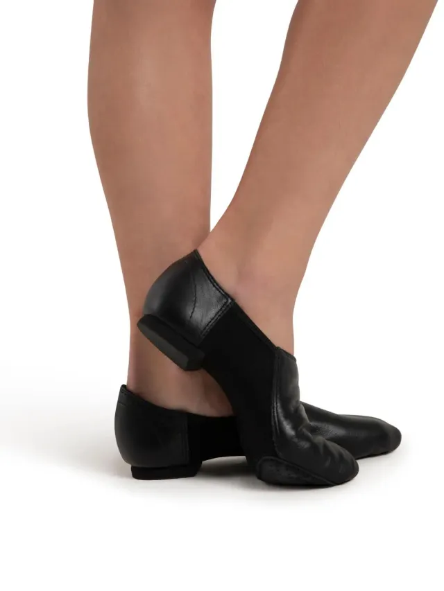 Capezio Nova Jazzschuh Kind Schwarz Leder Weite M Gr.28