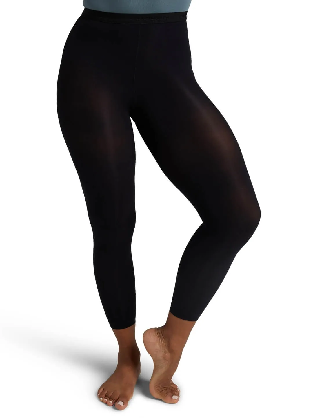Capezio Ultra Soft 1817 Fußlose Strumpfhose Schwarz matt