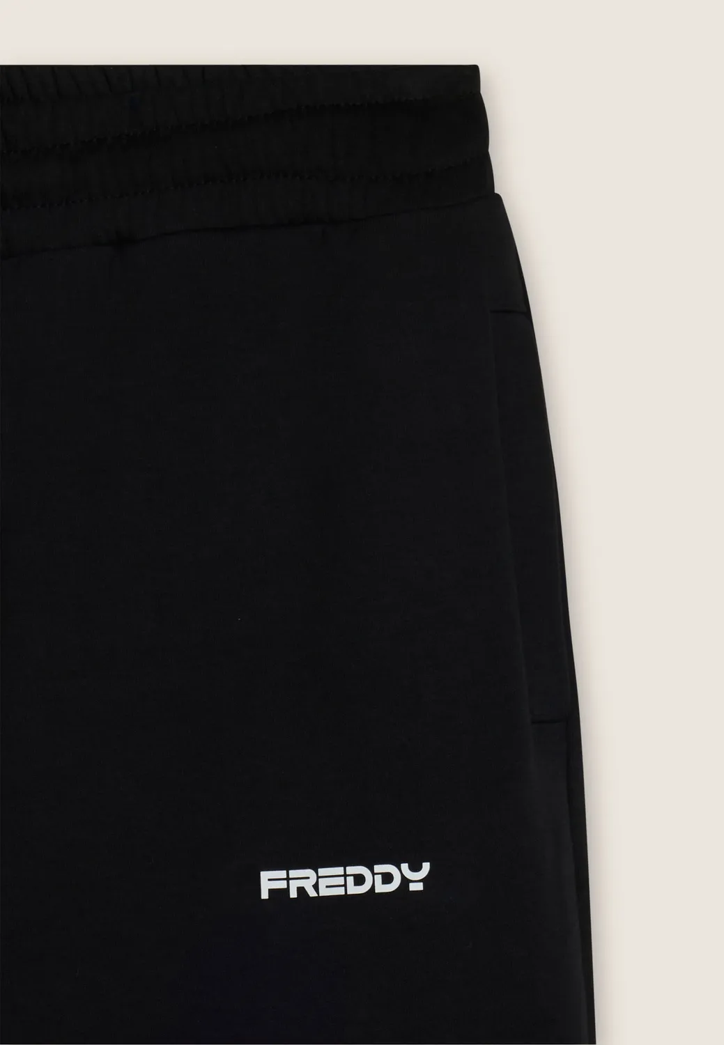 Freddy Regular Sporthose Herren Interlock Schwarz