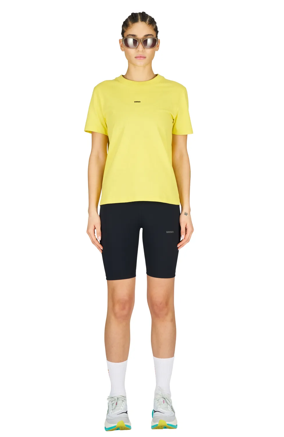 UNNA Skewed Tee W T-Shirt Jell-O Yellow Baumwolle