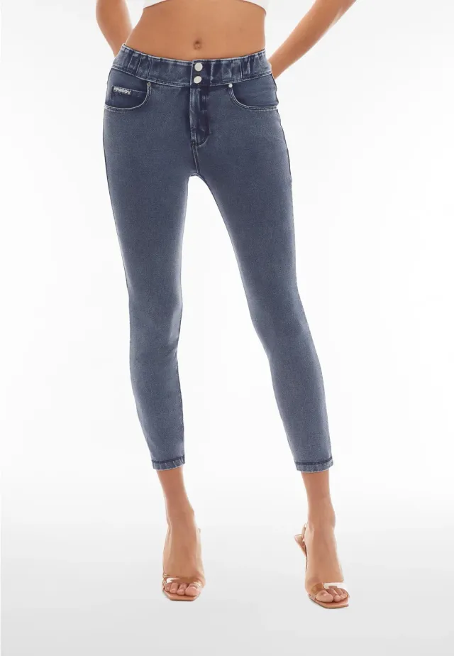 Freddy N.O.W. Skinny Jeanshose 7/8 Dunkelblau