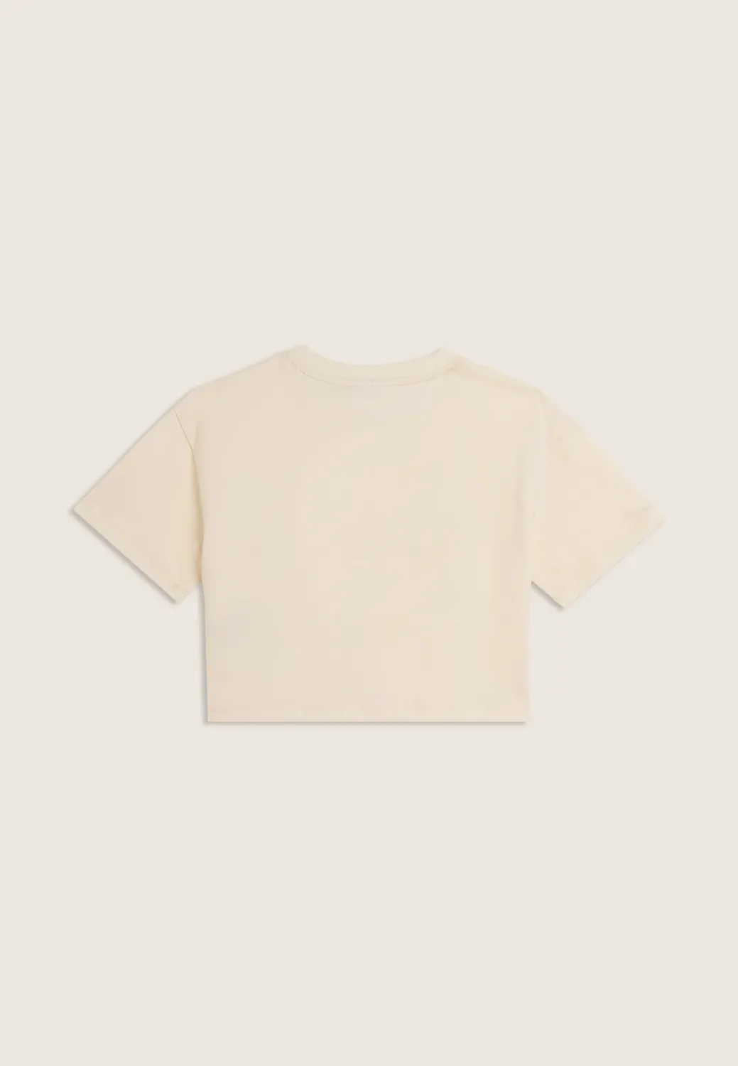 Freddy Junior Cropped T-Shirt Milk White Logoprint