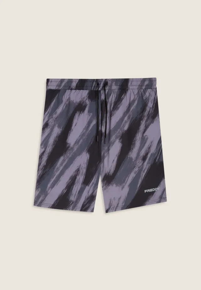Freddy Print Shorts Herren kurz Zip-Taschen