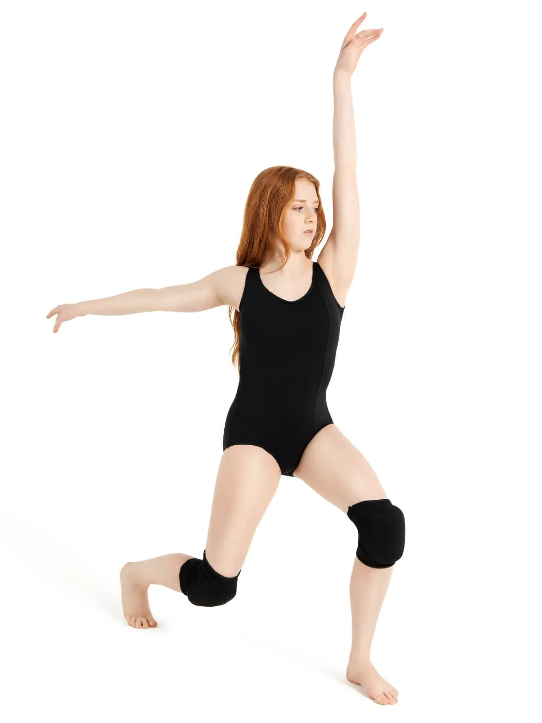 Capezio Knee Pads Knieschoner Schwarz Polyester