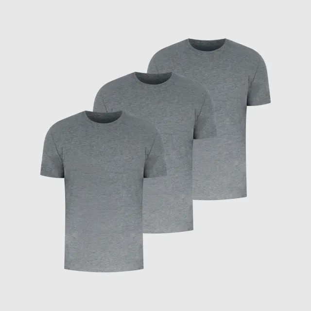 Smilodox Karry T-Shirt Herren 3er Pack Baumwolle
