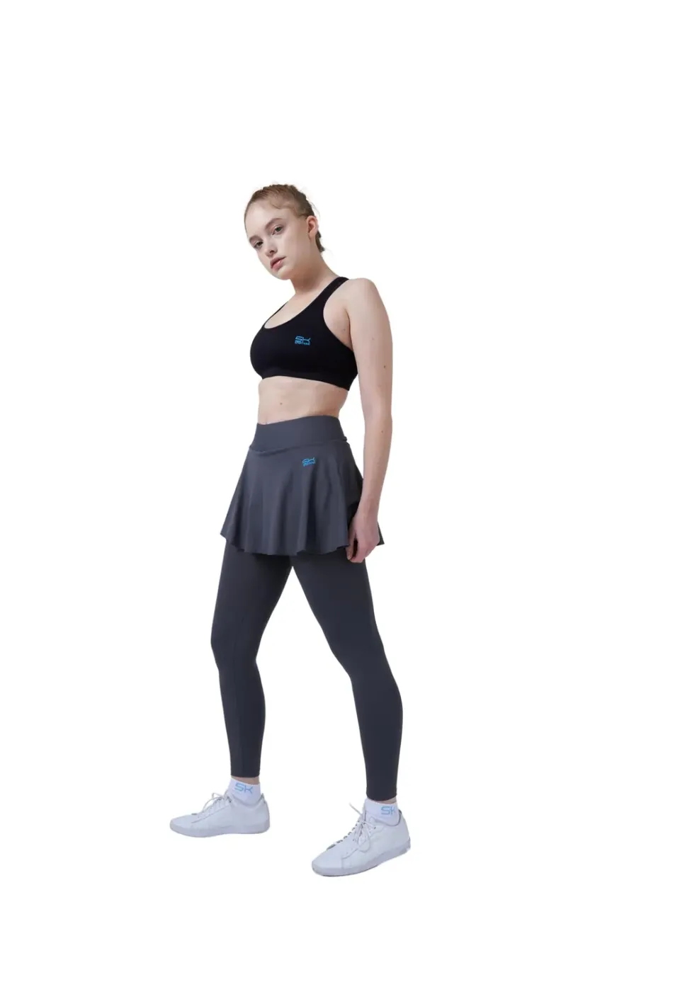 SPORTKIND Advantage Tennisrock Leggings lang Ballgürtel