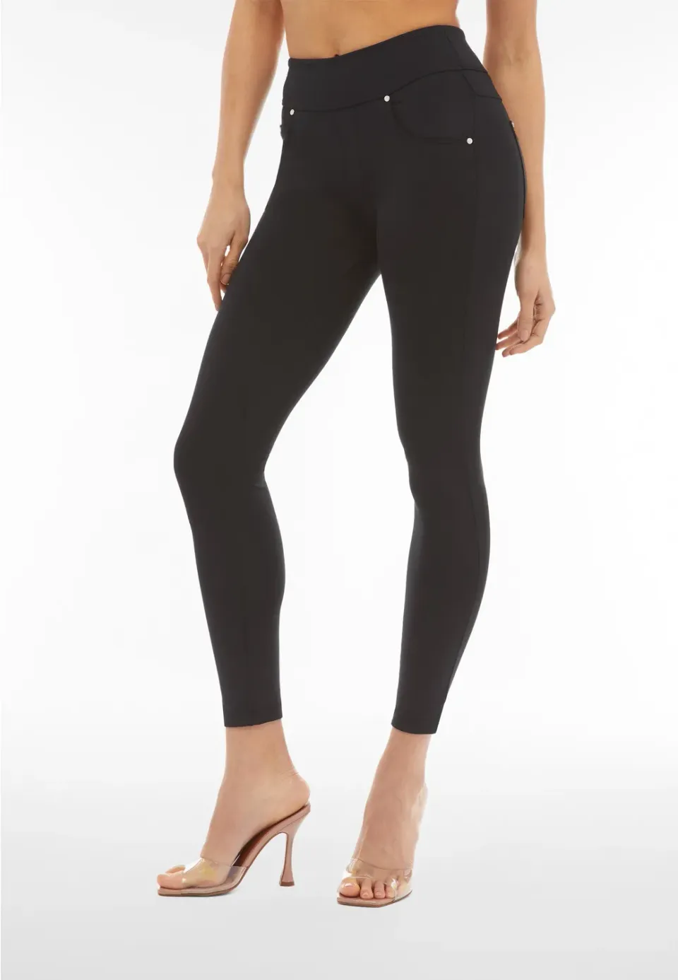 Freddy N.O.W. Hose Damen Skinny D.I.W.O. Schwarz