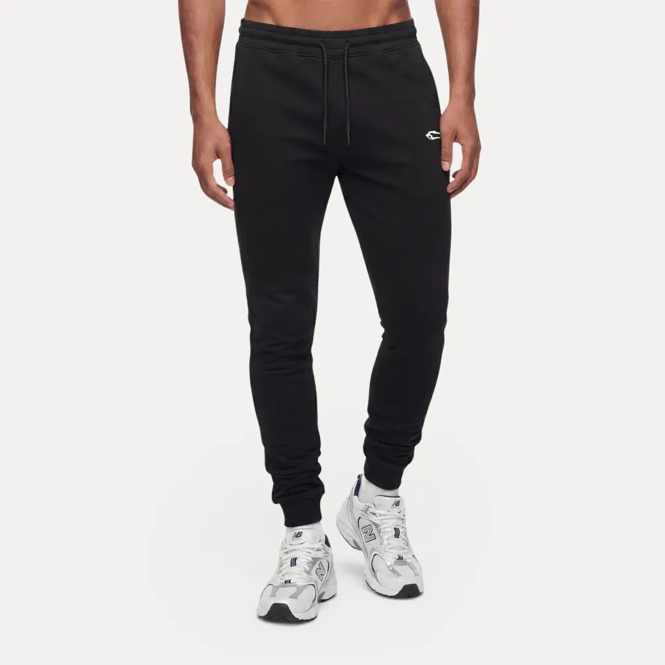Smilodox Sorea Tammo Jogginghose Herren Schwarz Baumwolle