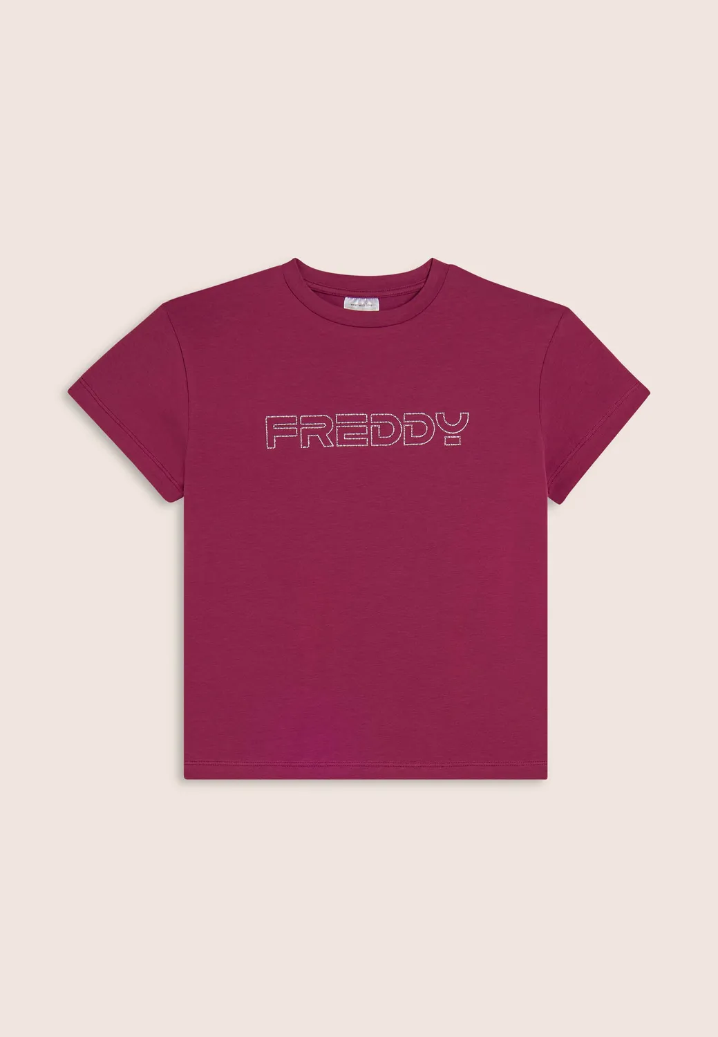 Freddy T-Shirt Mädchen Schwarz Strass regular