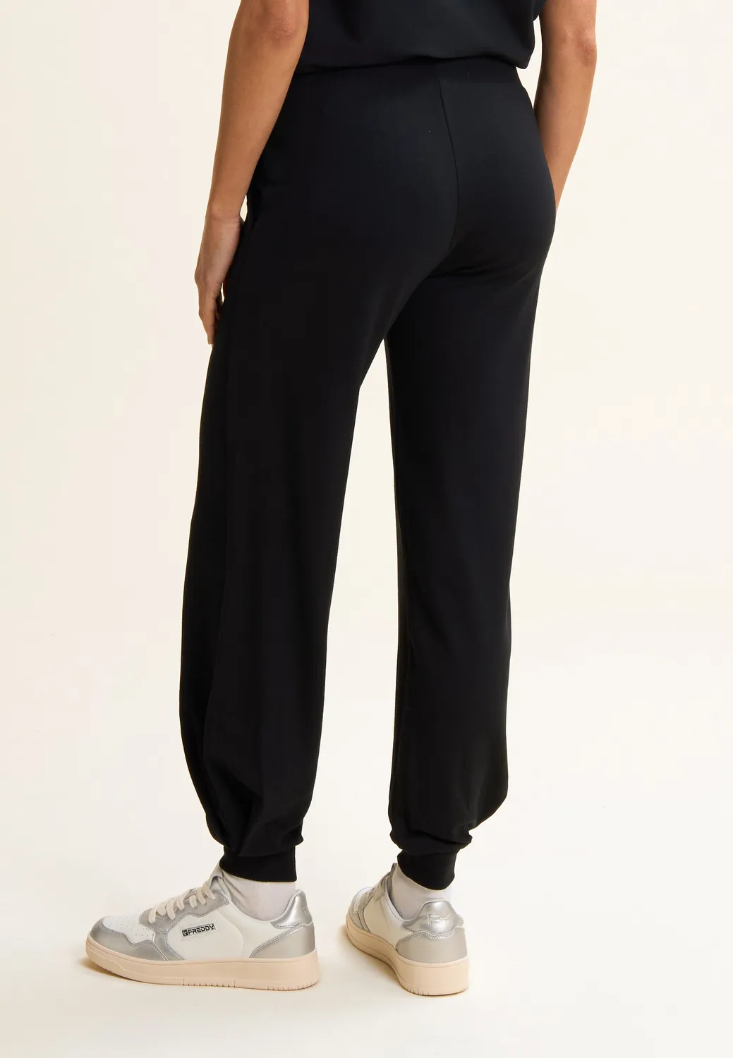 Freddy Viskose Jogginghose Star White Stretch