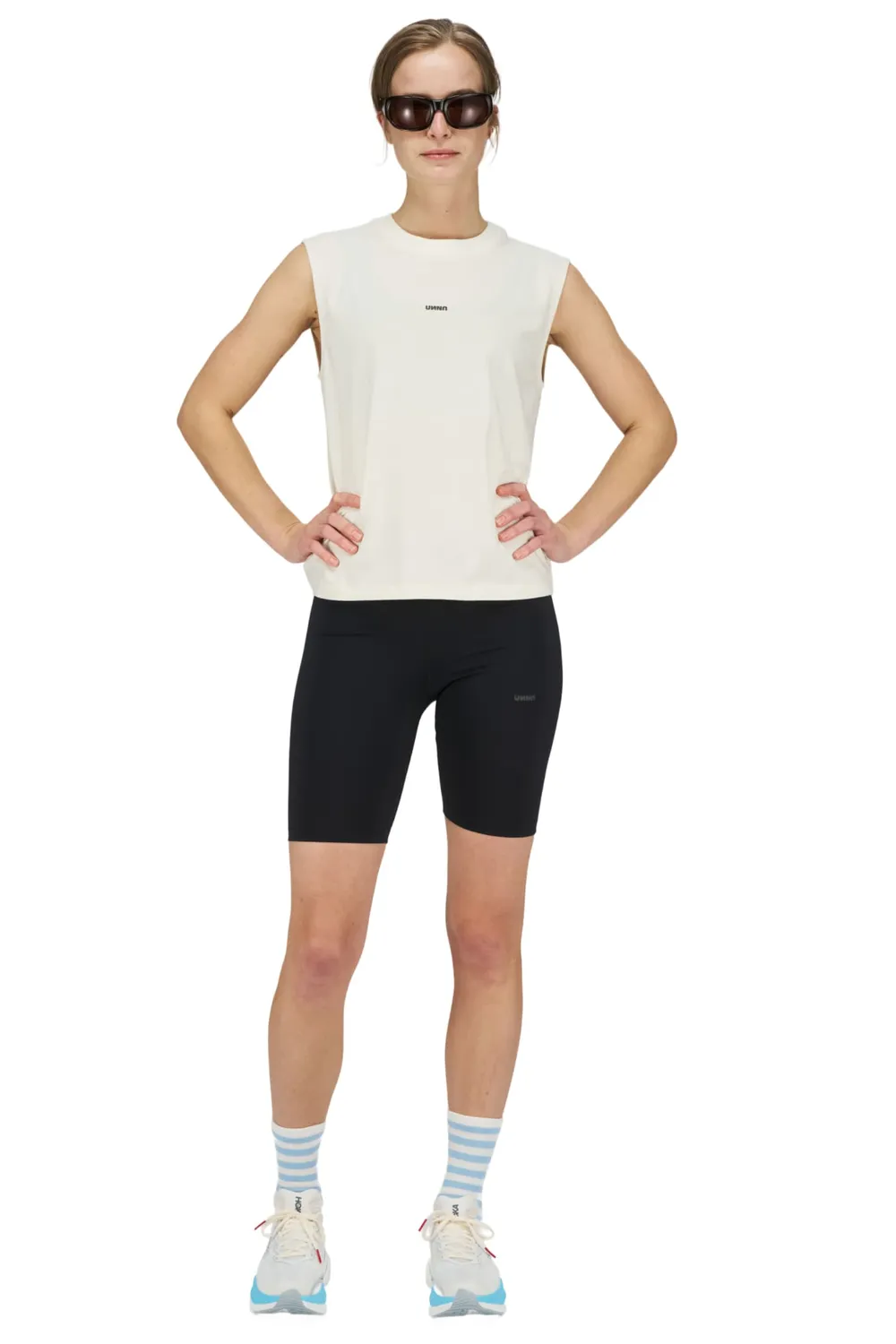 UNNA Flex Tank Top Vanilla White Bio-Baumwolle