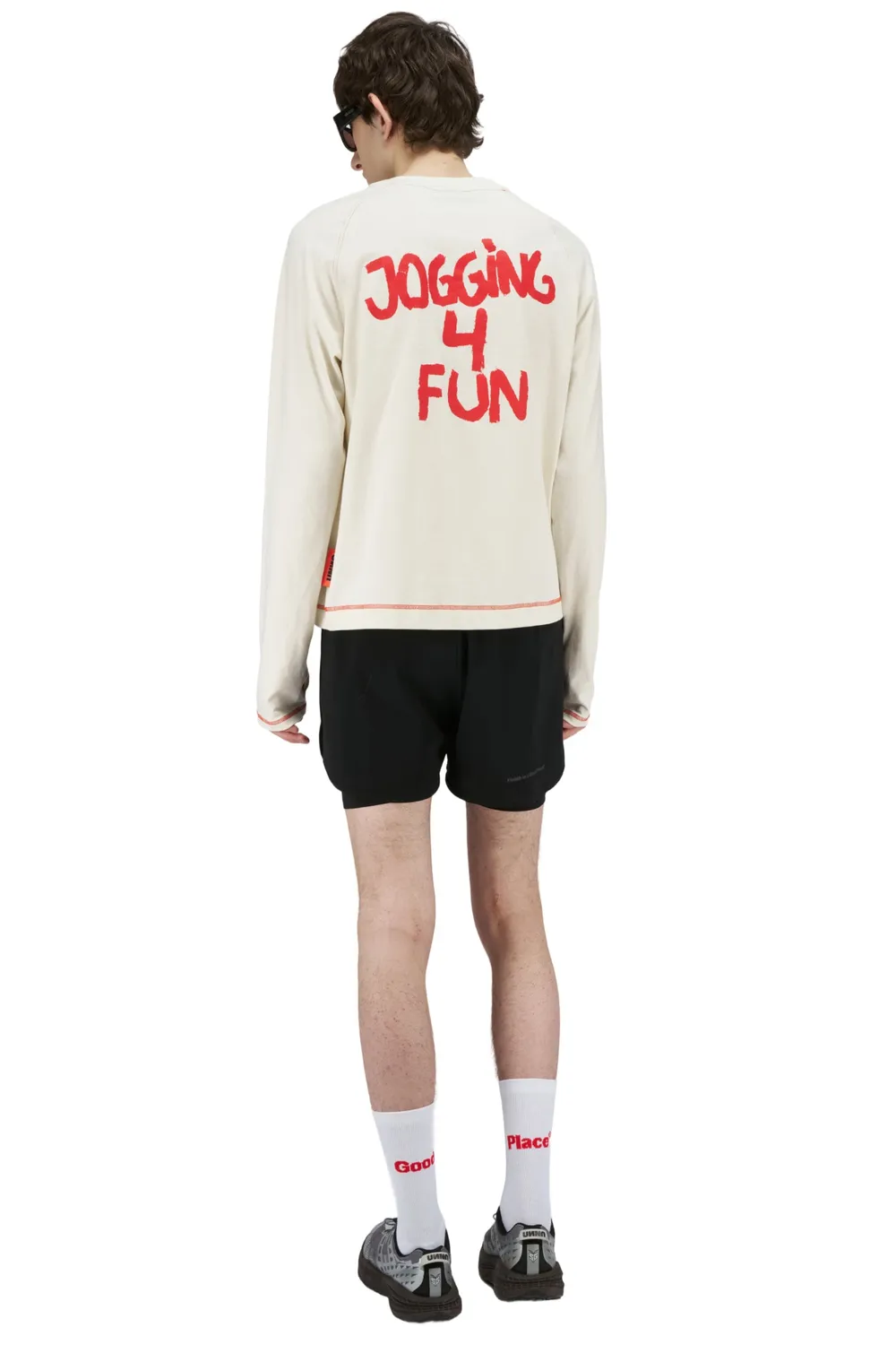 UNNA Jogging 4 Fun LS Shirt Vanilla White