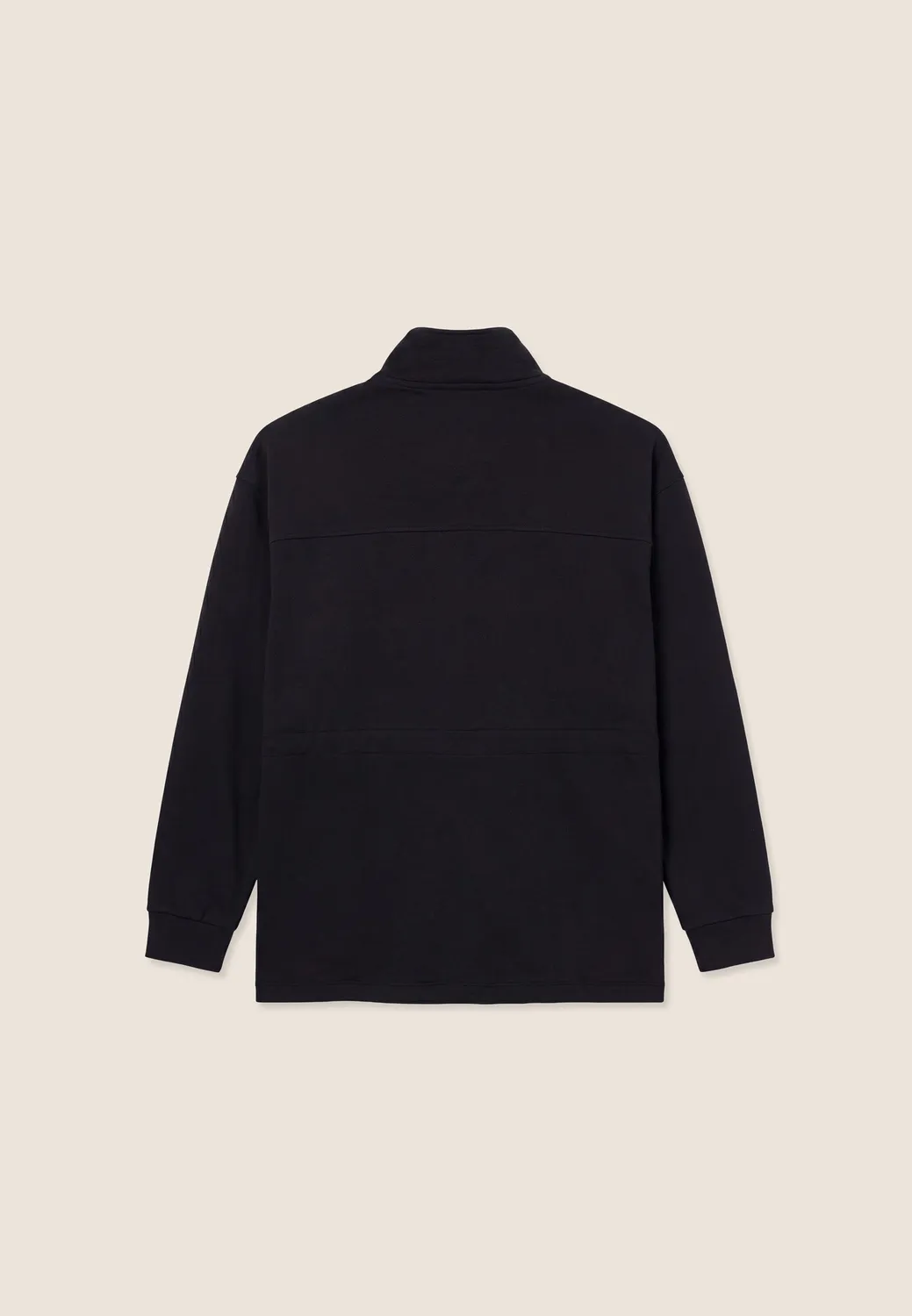 Freddy Stehkragen Full-Zip Sweatjacke schwarz Modal