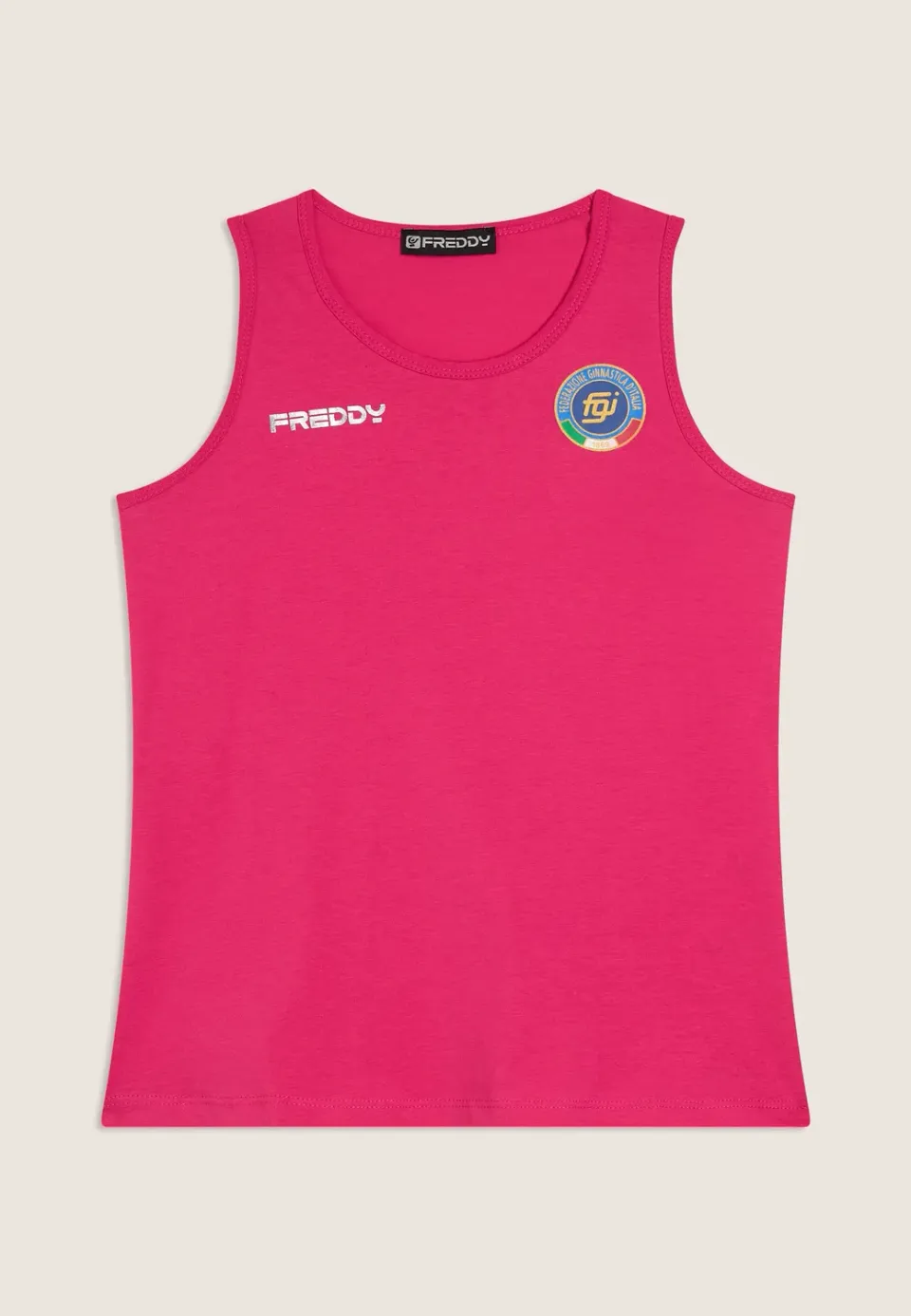 Freddy FGI Canotta Tanktop Kinder Schwarz 10 Jahre