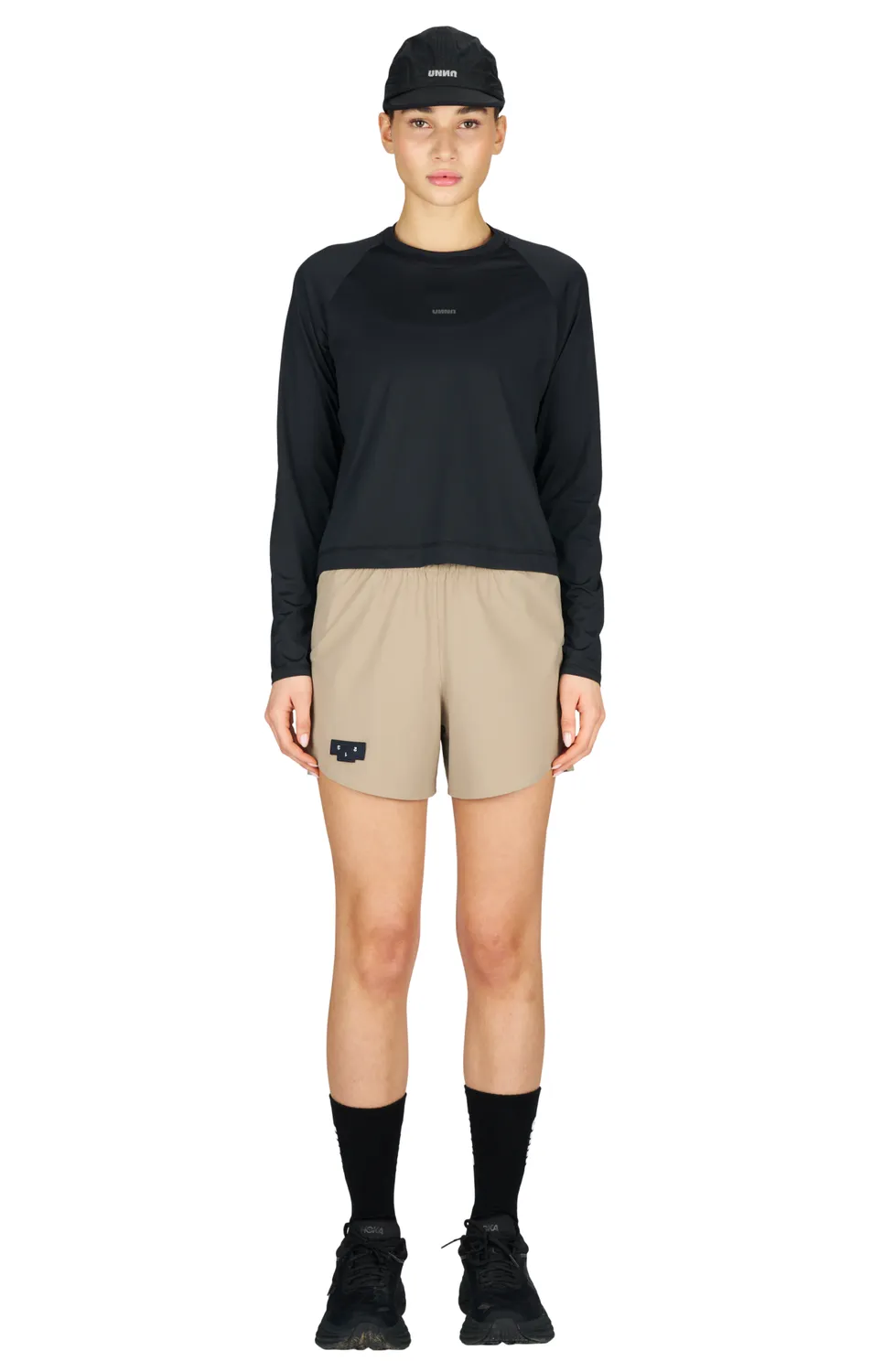 UNNA Shiny Long Sleeve W Laufshirt Damen Schwarz