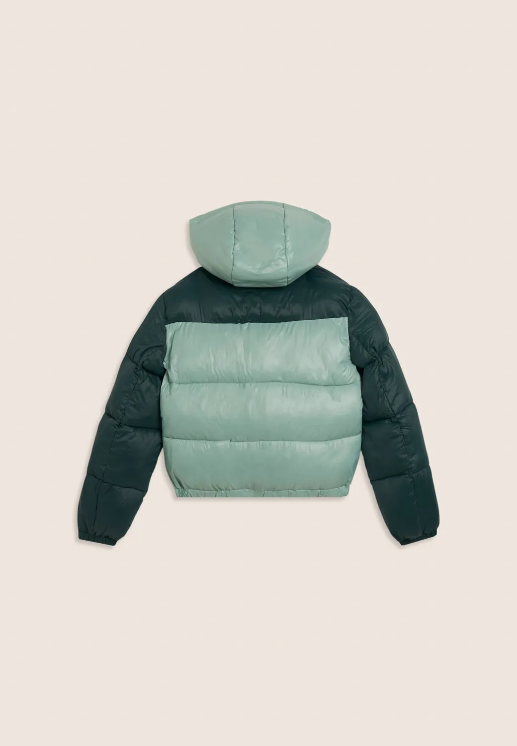 Freddy Colour-Block Winterjacke Mädchen Schwarz Cropped
