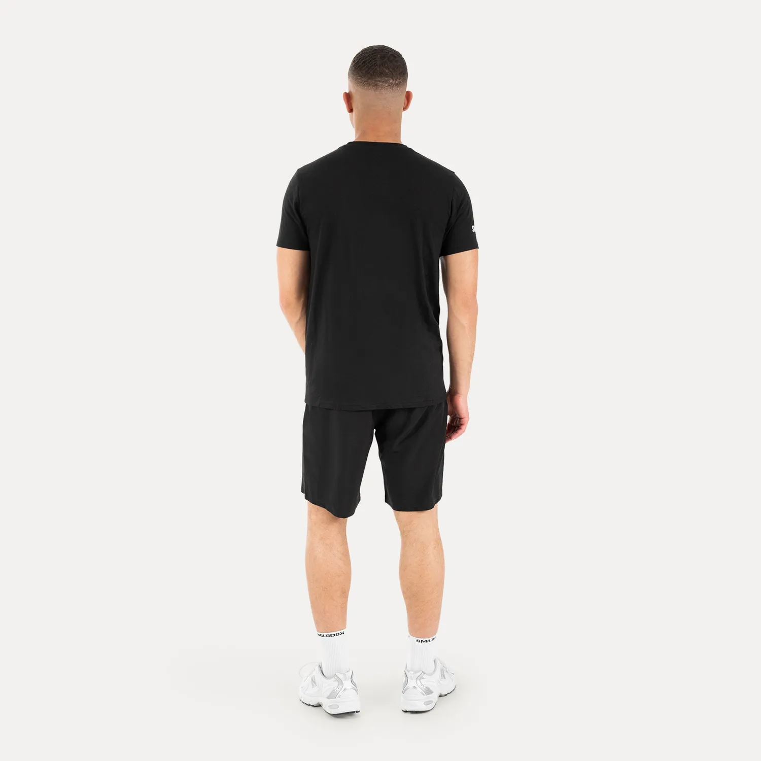 Smilodox Basic Norven T-Shirt Herren Schwarz Regular Fit