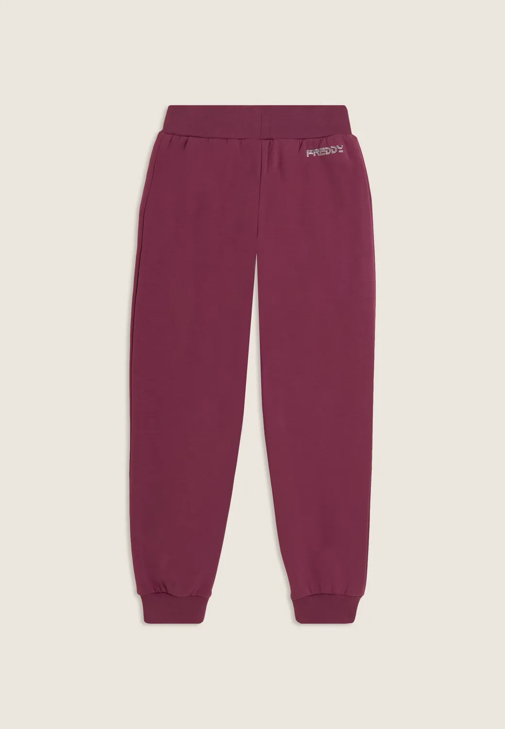 Freddy Junior Jogger Baumwolle Strass schwarz