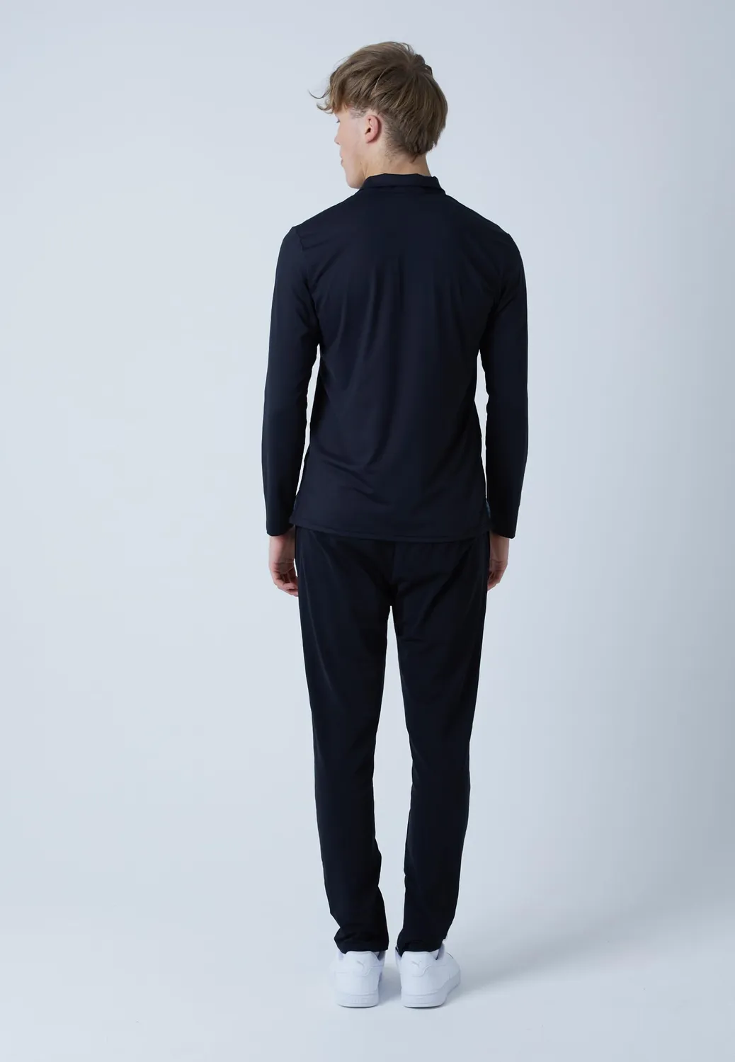 SPORTKIND Tennis Poloshirt Langarm Herren atmungsaktiv
