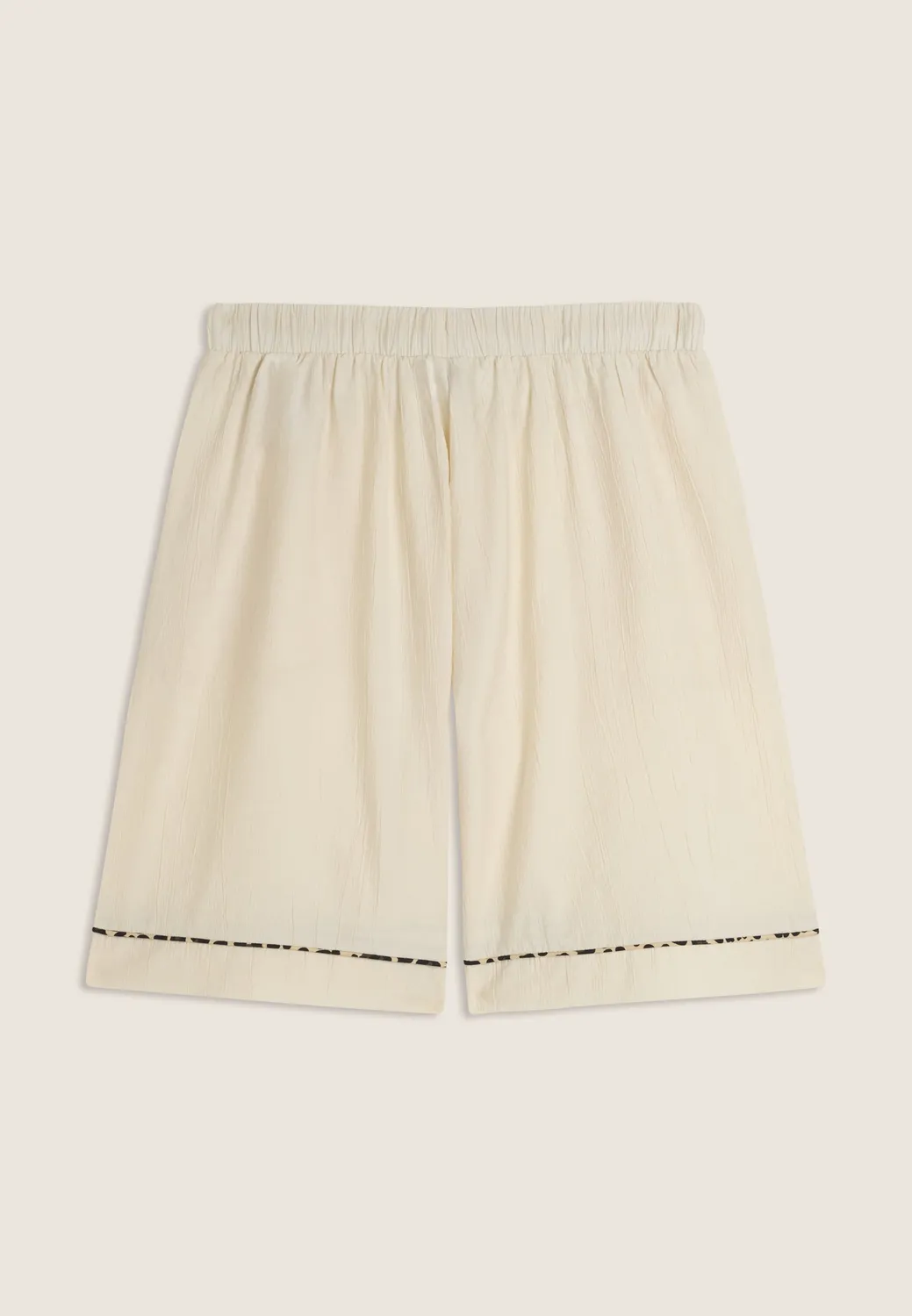 Freddy Damen Shorts Wide Leg Crinkle Schwarz Luftig