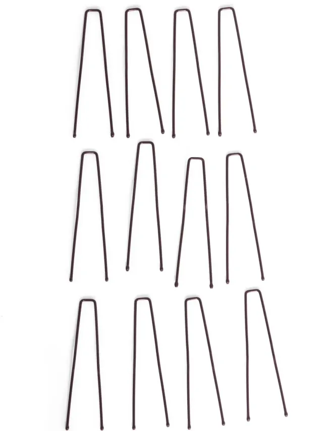 Bunheads BH1713 Haarnadeln Schwarz 12 Stück 7,6 cm