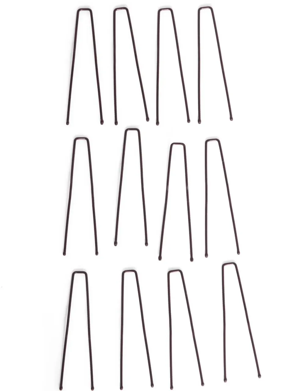 Bunheads BH1713 Haarnadeln Schwarz 12 Stück 7,6 cm