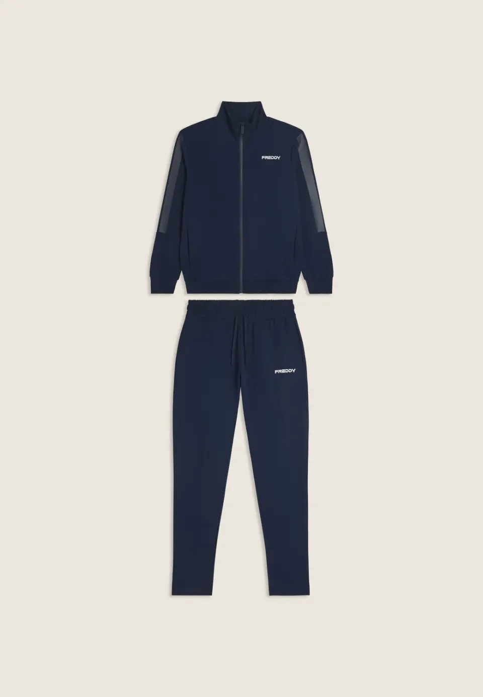 Freddy Herren Trainingsanzug French Terry Pageant Blue Baumwolle