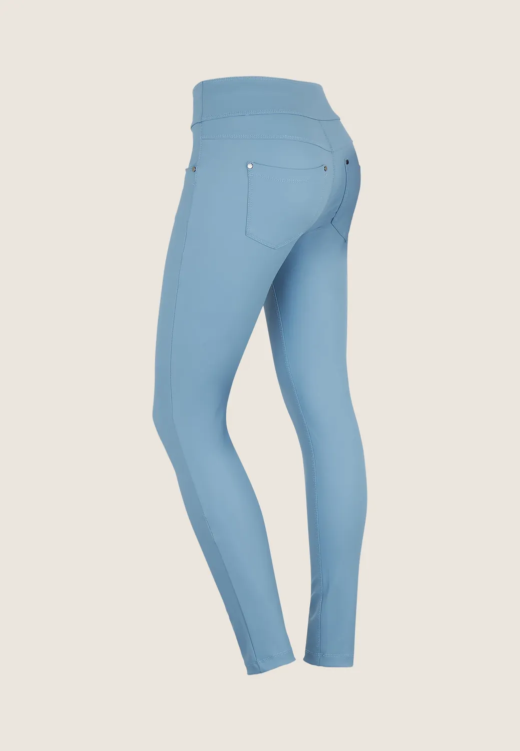 Freddy N.O.W. Skinny Hose Similpelle Matt mittlere Taille