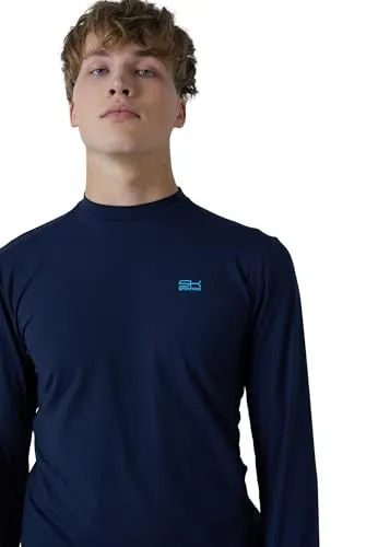 SPORTKIND Langarm Funktionsshirt Herren mit Daumenloch UV-Schutz
